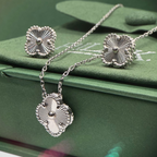 Silver Clover Set
