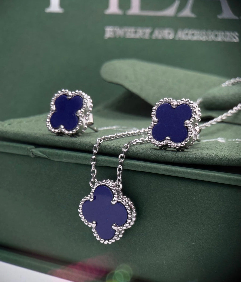Dark Blue Clover Set