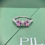Pink Bow Ring