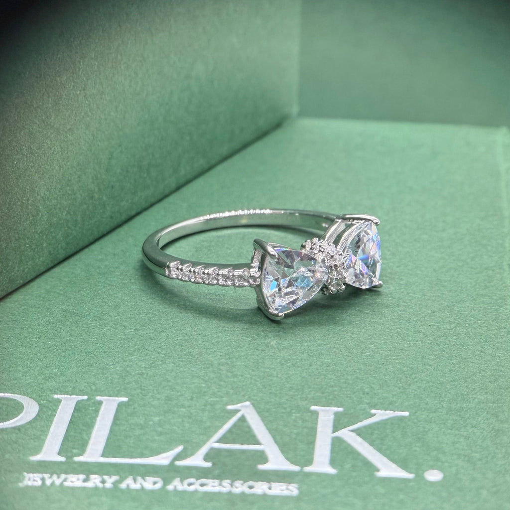 Crystal Bow Ring