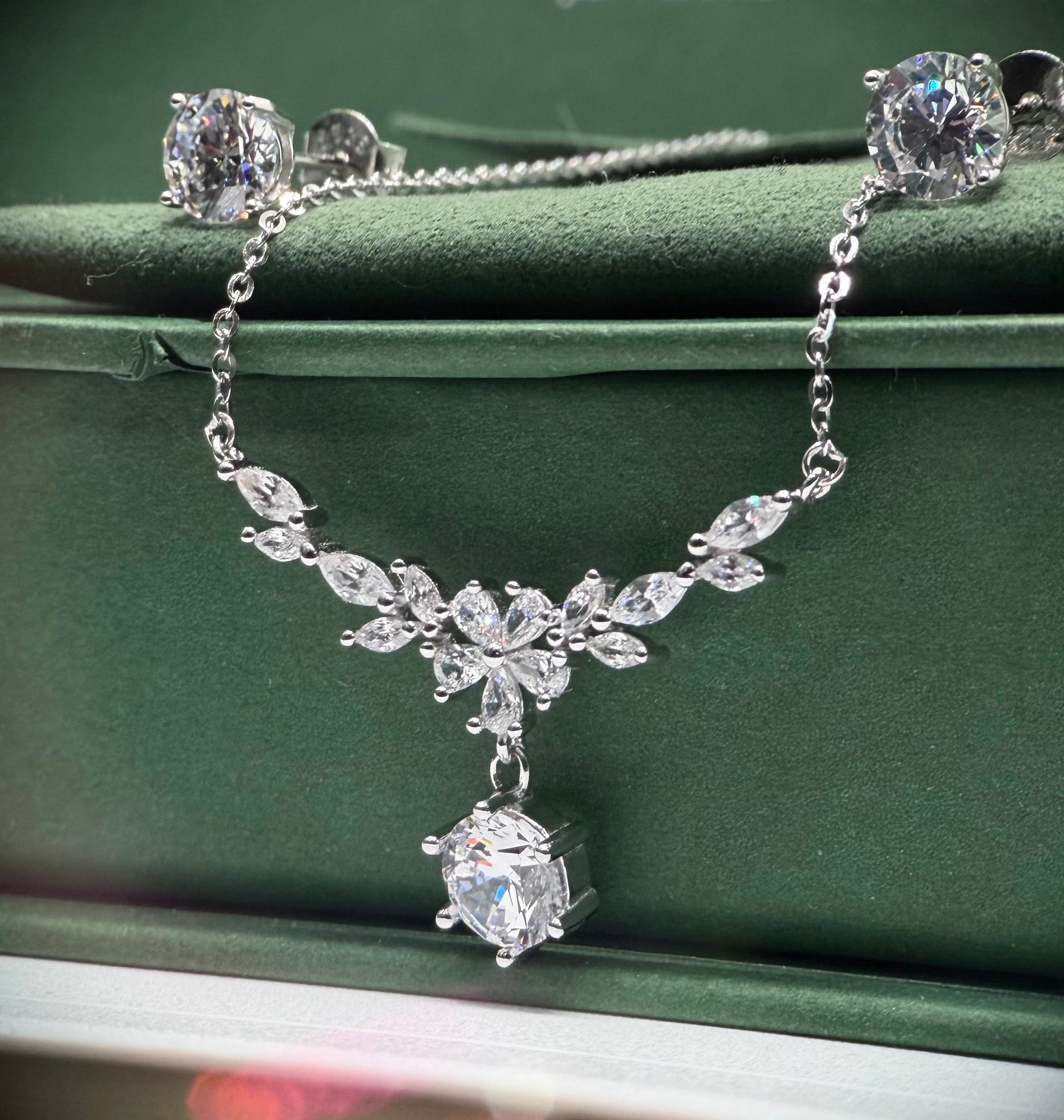 Aurora Necklace and Earrings Set