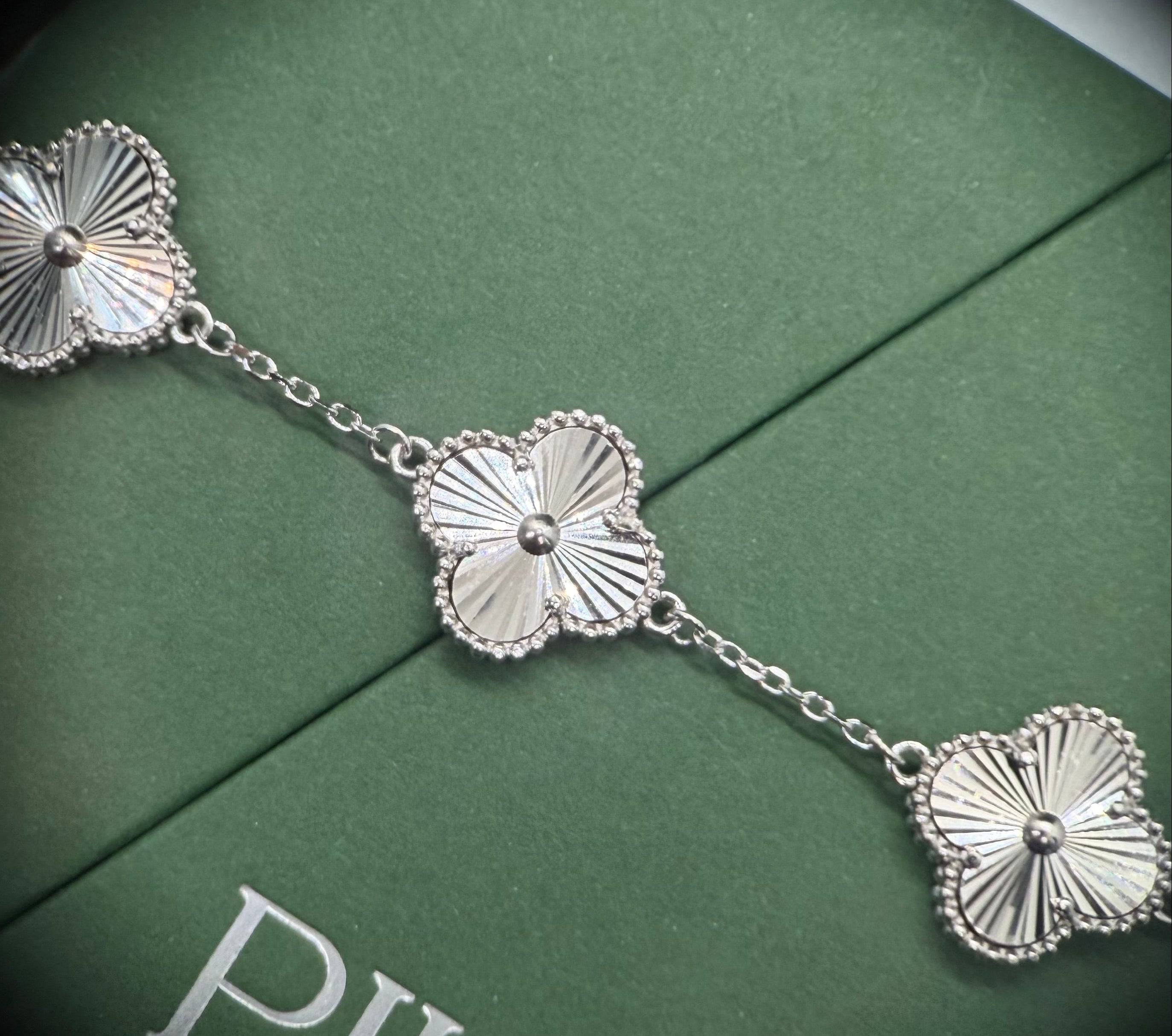 Silver Clover Bracelet