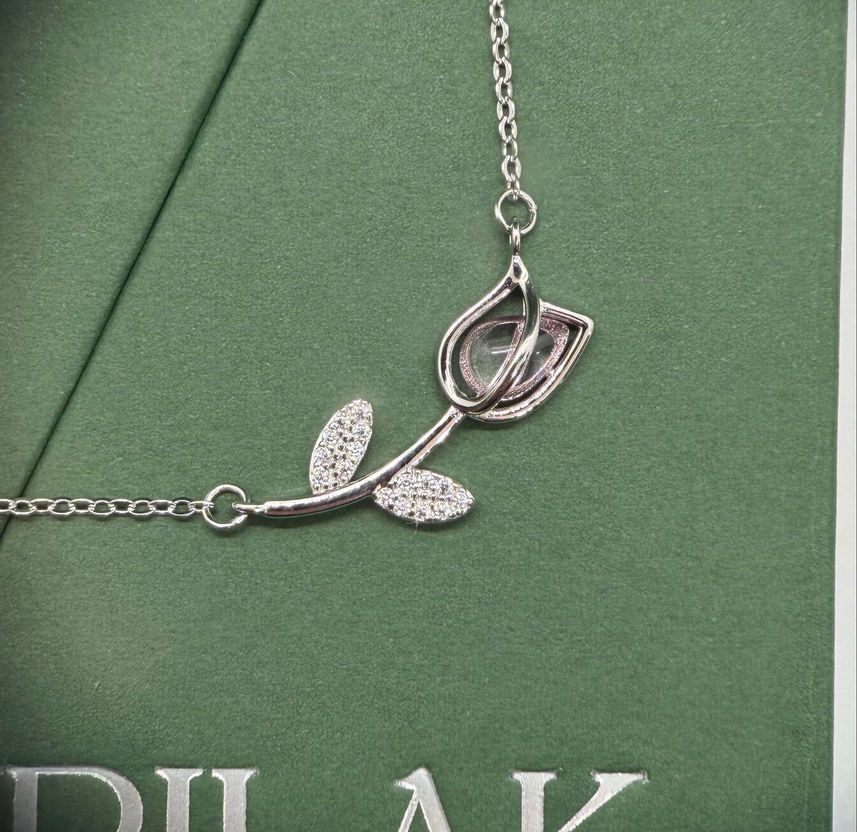 Pink Tulip Necklace